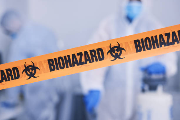 Professional Infectious Disease Decontamination technician working in Graham, NC